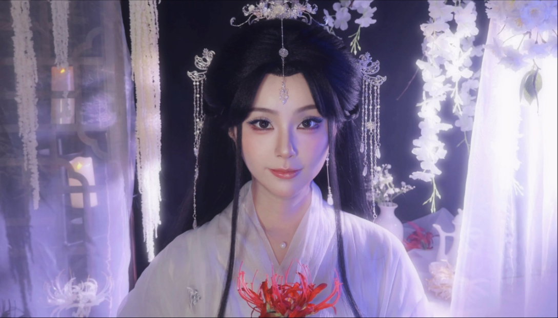 [小奈别失眠] 古风 ASMR｜地府美妆店：为亡魂梳妆引路｜实声｜化妆梳头刷麦｜剧情助眠 p01