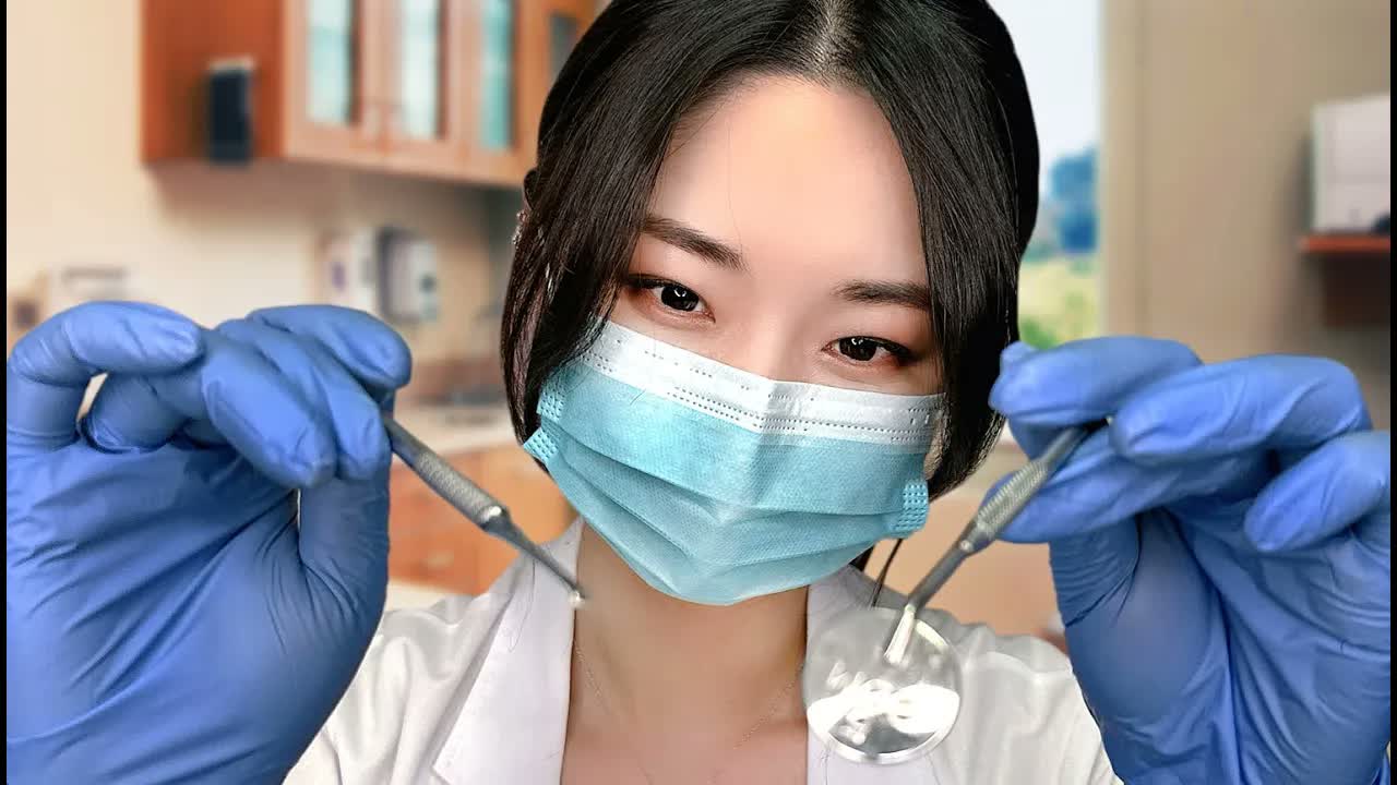 [Tingting ASMR] 沉浸式牙医扮演 – 舒缓放松清洁助眠
