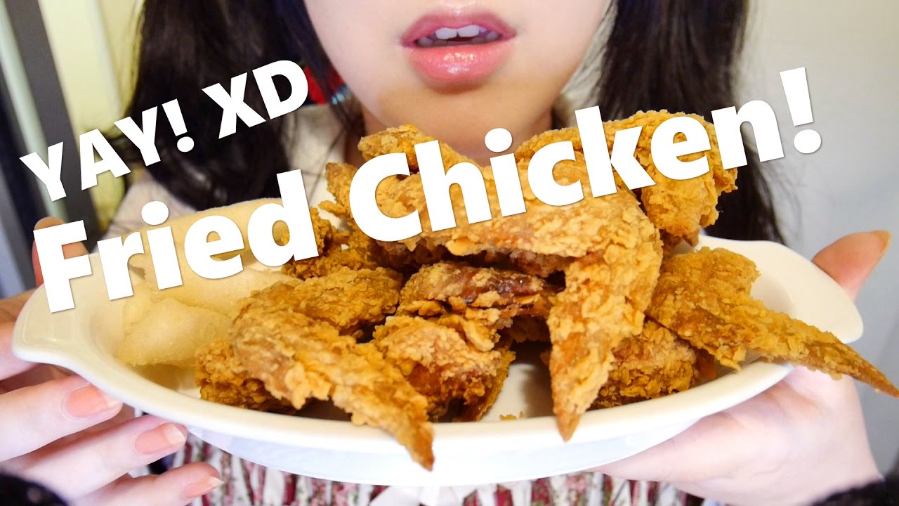 [PPOMO] 品尝美味的脆皮炸鸡翅 | 咀嚼音ASMR