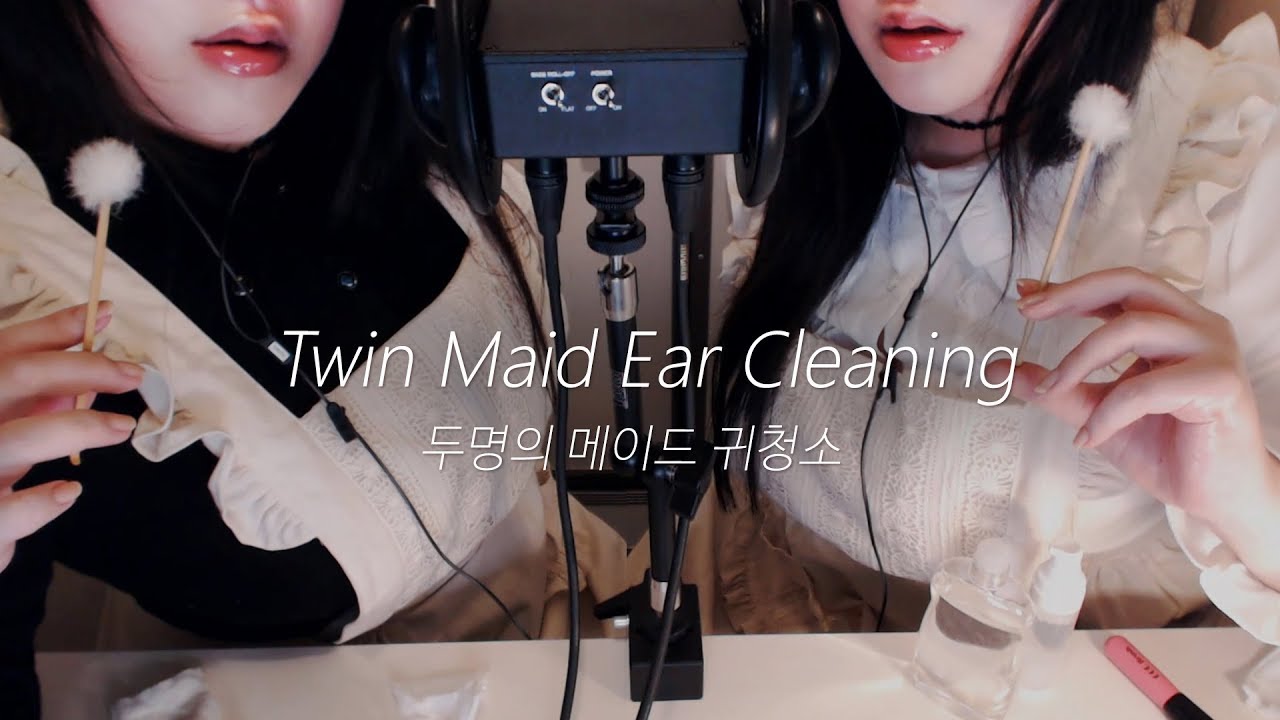[PPOMO] 主人的双女仆耳部清洁 ASMR Twin Maid’s Ear Cleaning for Master